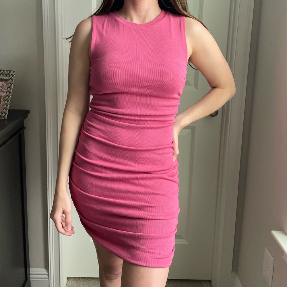 HELLO MOLLY Ribbed Cutout Dress